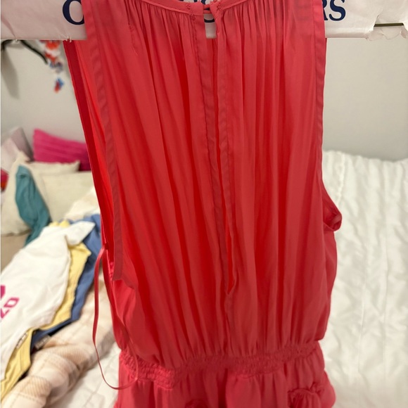 Chic Pink Ruffled Dress - Picture 2 of 3